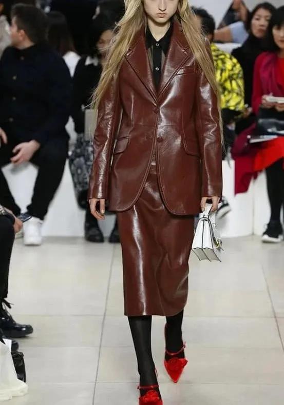 皮西装现在还有人穿吗,皮西装最新款