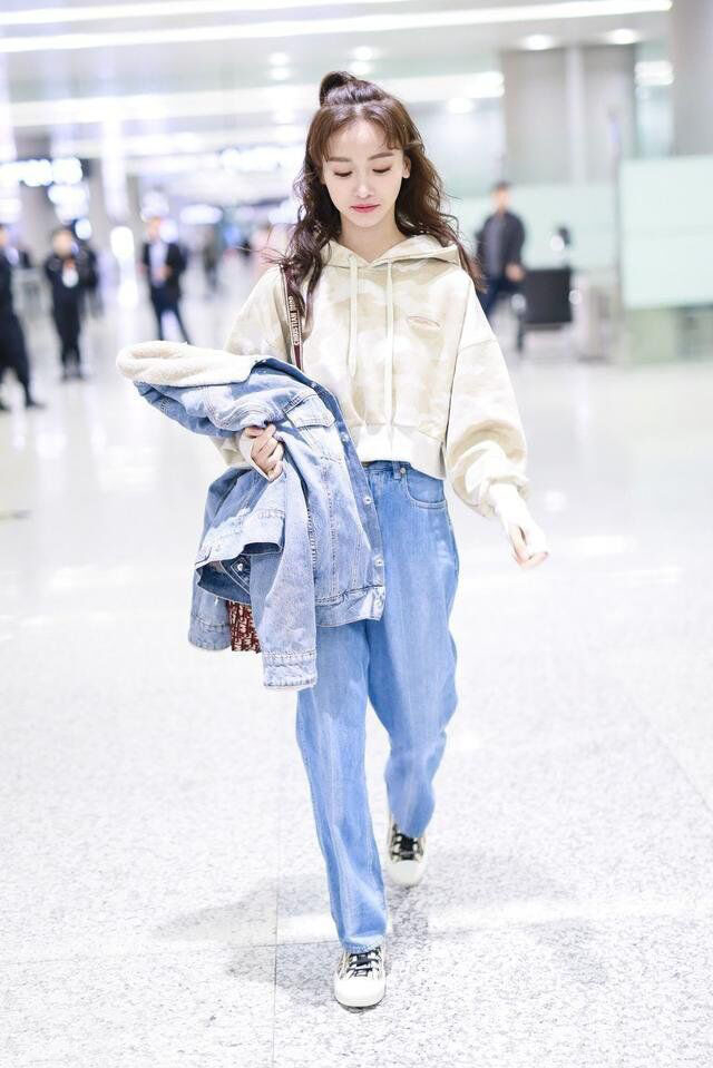 吴谨言穿搭,吴谨言早期私服图片