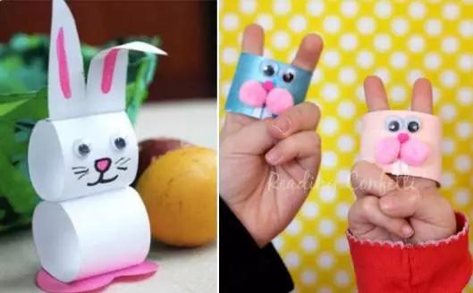 复活节兔子手工外发,复活节兔子彩蛋做手工