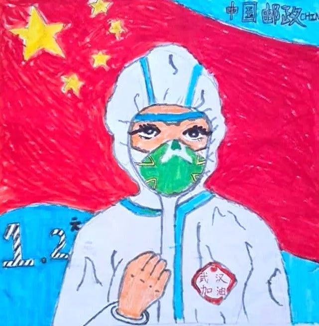 武汉真美少年邮局：把抗疫决心和家乡情怀画到“邮票”中​