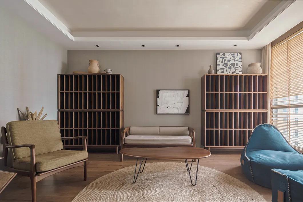 原木风让简约更有格调,现代简约和原木风混搭