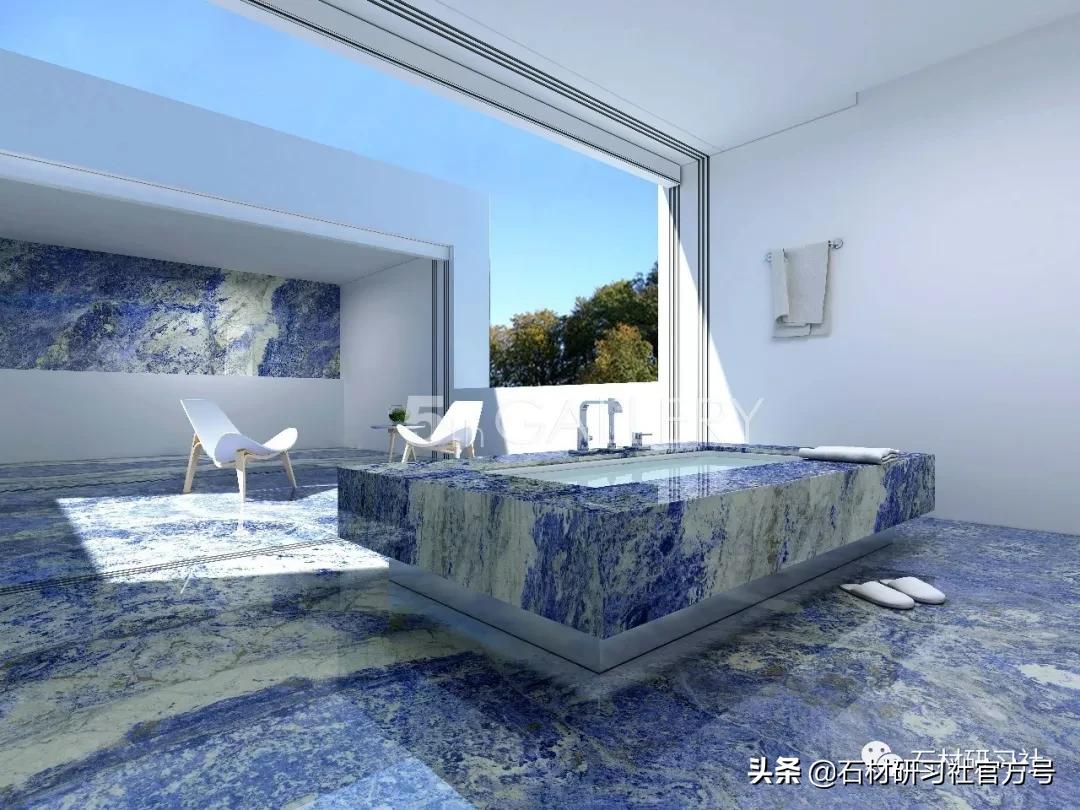 石材蓝色经典,经典蓝石材