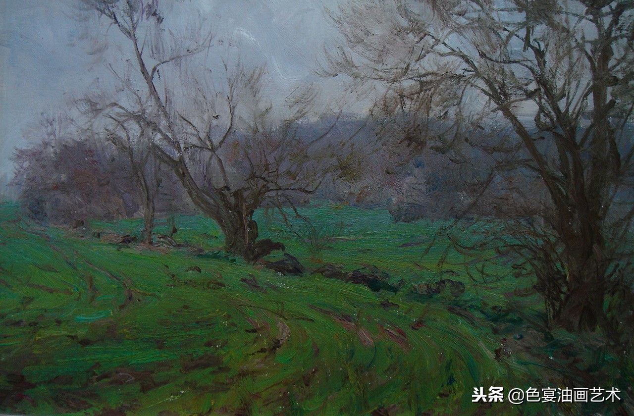 俄罗斯油画大师风景油画教程视频,油画大师油画风景创作教学视频