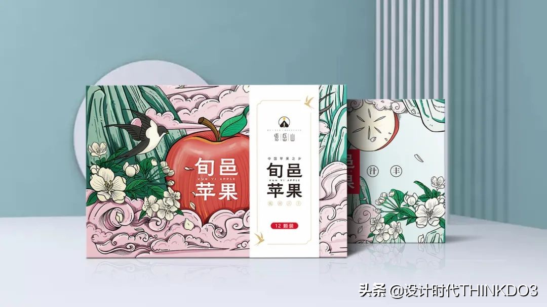 水果高端礼盒包装设计,高端水果礼盒包装设计