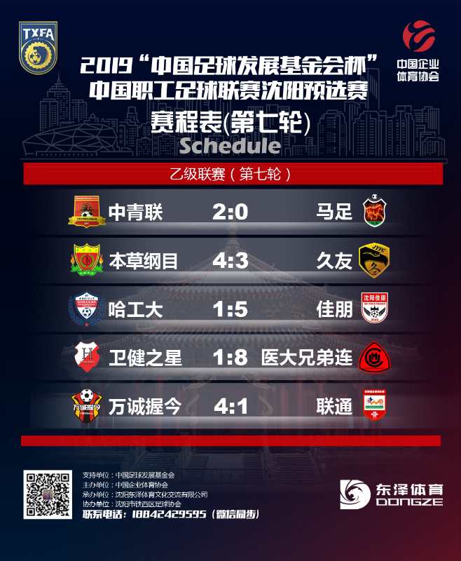 中国职工足球联赛沈阳赛区,沈阳业余足球联赛赛程表