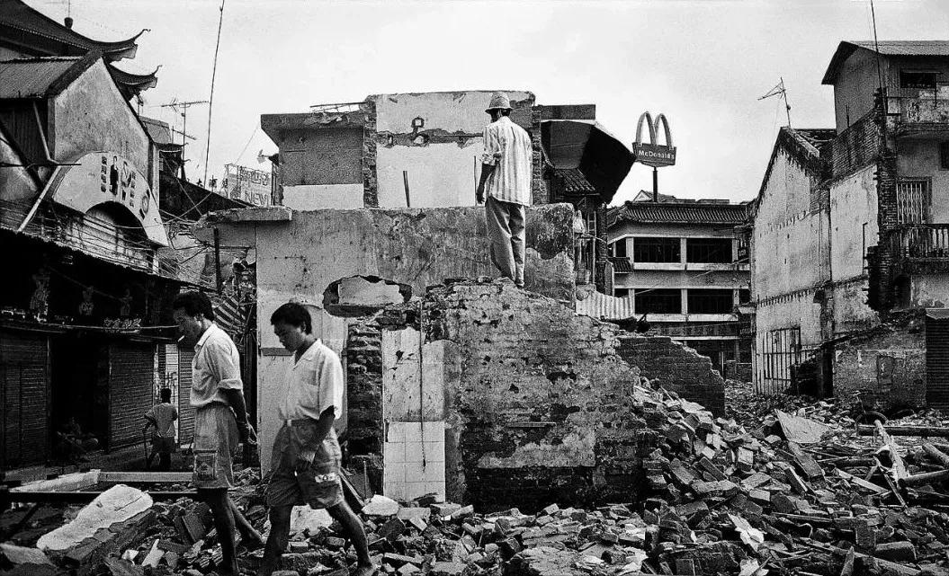 97年代深圳沙井老照片,1990年代深圳