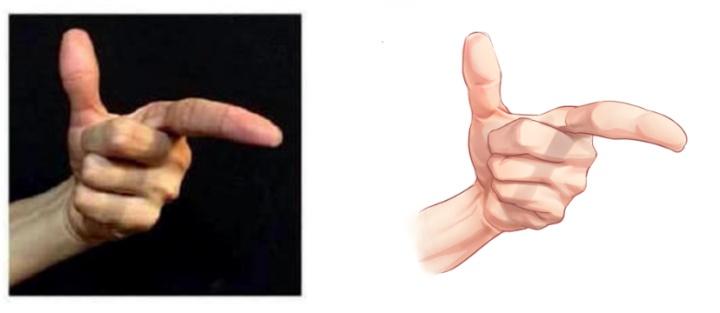 绘画简单的手部,画画小助手又简单又萌又好看