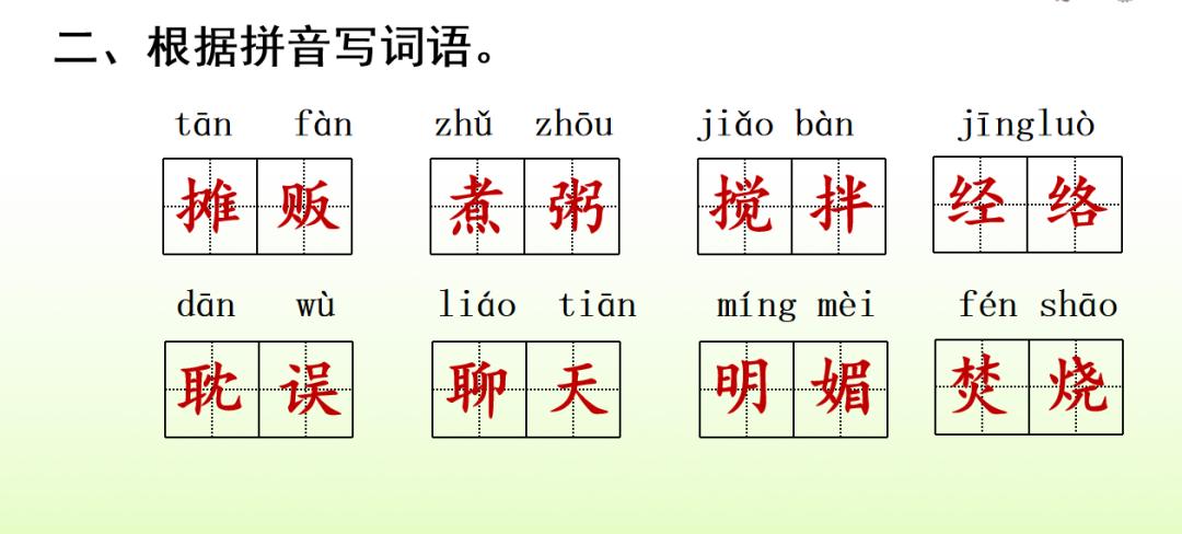 部编一上语文看图写话汇集,部编六下语文期末复习资料