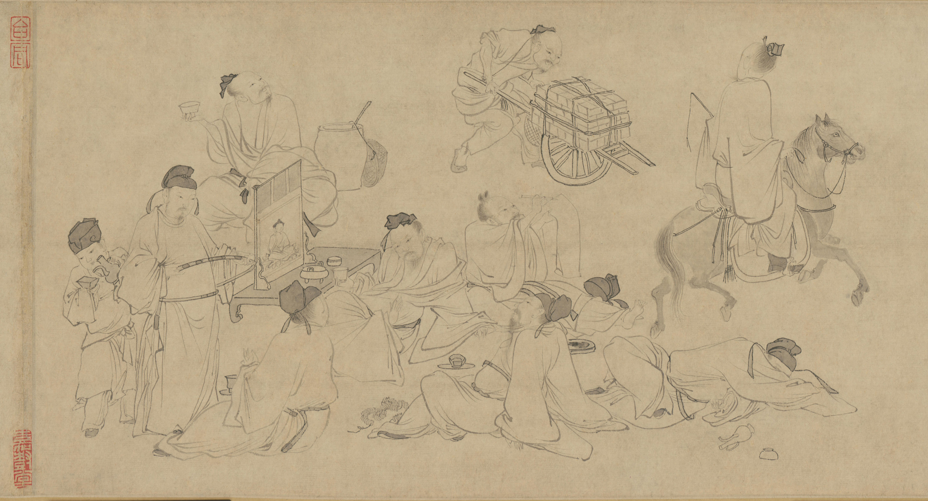 一诗一画一意境,一诗一画书法