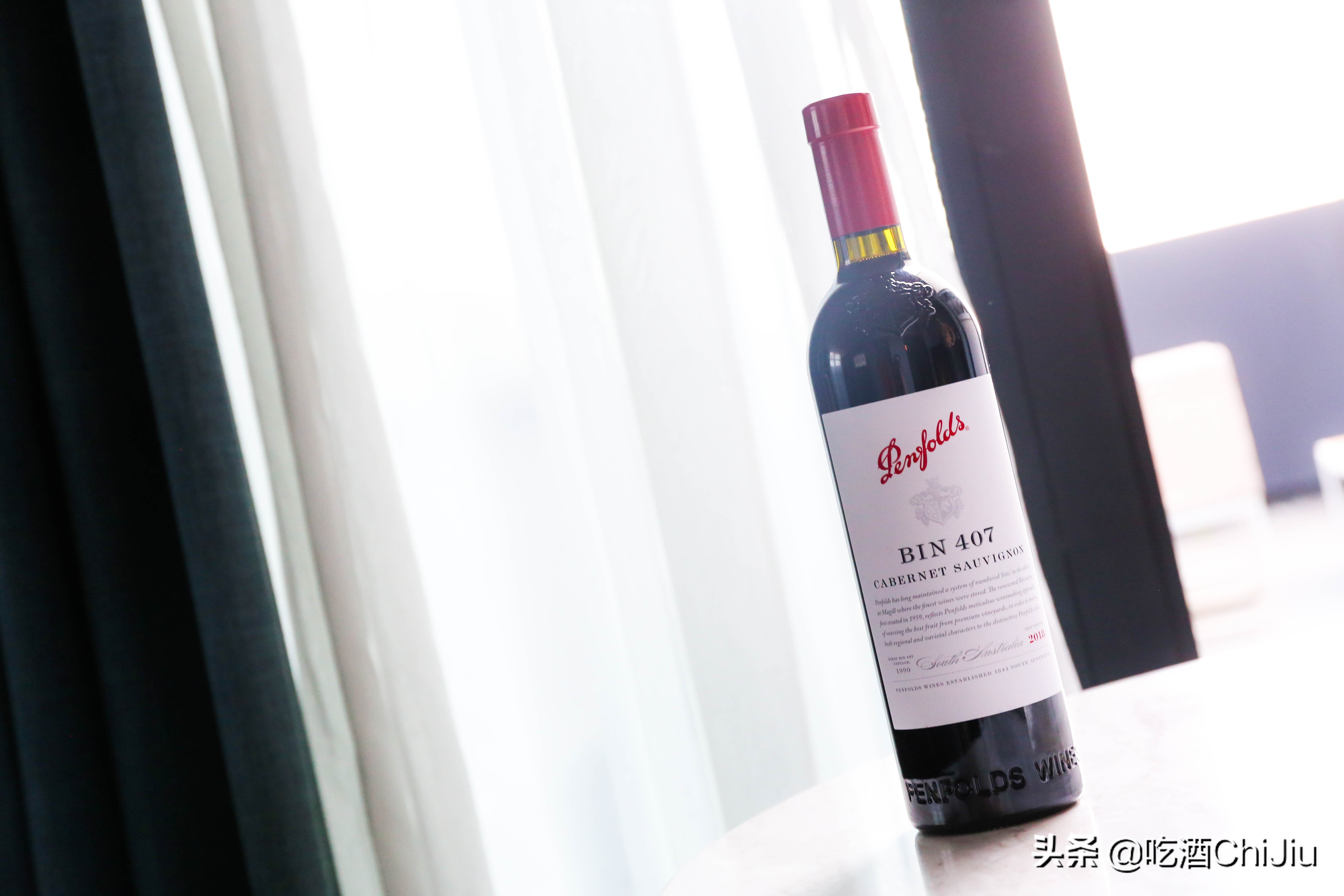 奔富407的喝酒视频,奔富407酒塞什么样