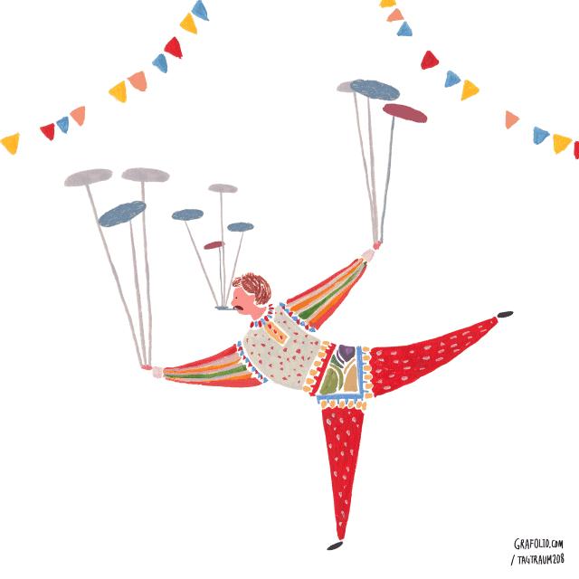 好看的动图系列,日本插画师ekuboon作品手绘