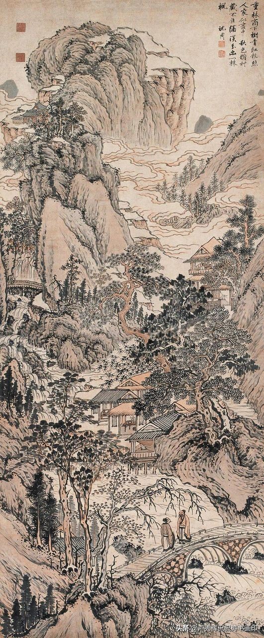 沈周中国历代画家绘画题跋选萃,沈周在画坛地位