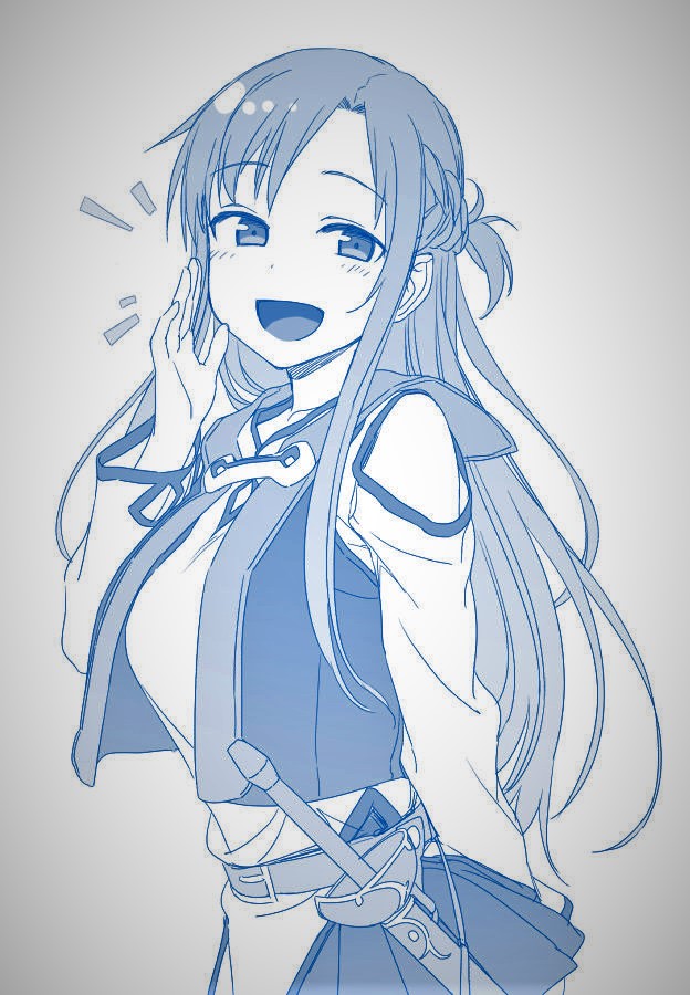 不愧是本子王！原来亚丝娜有这么多版本，比村奇石画得好圆润