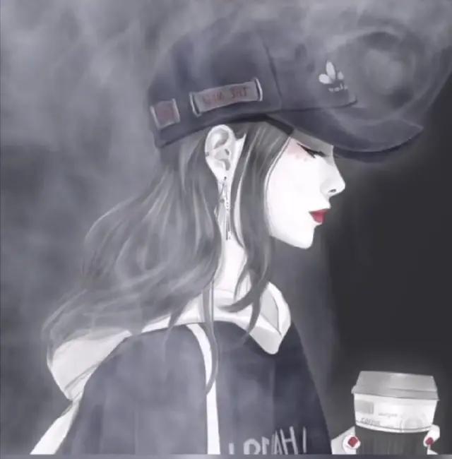 让人眼前一亮的黑白头像,拿图吱一声照片