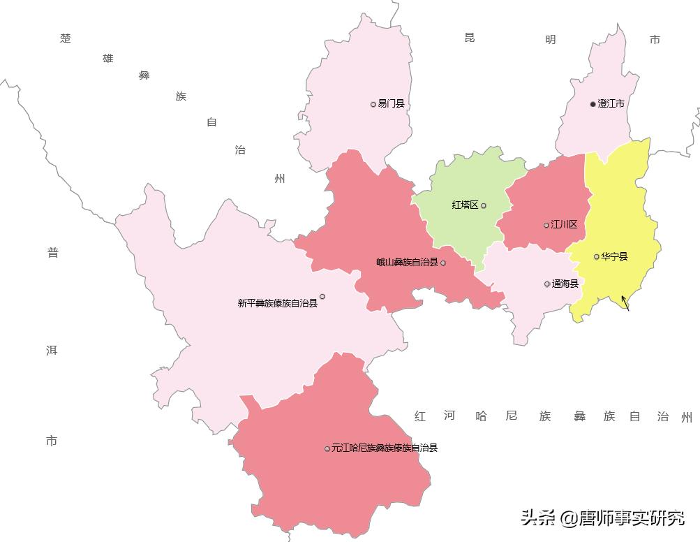 玉溪滇中的一个小城,云南第三城玉溪