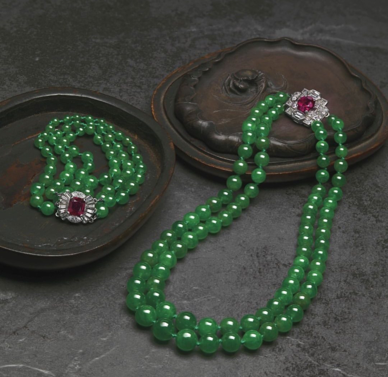 香港佳士得拍卖翡翠项链,佳士得拍卖行珠宝拍卖