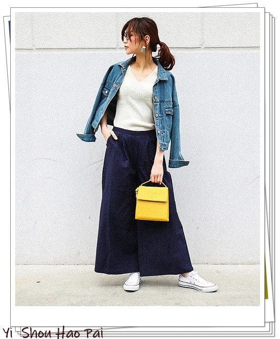 夏季亚麻宽松洋气7分裤,亚麻棉牛仔直筒裤穿搭