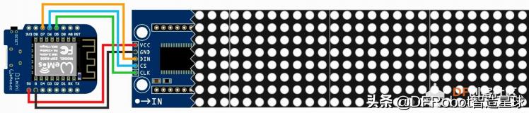 esp8266点阵时钟制作,esp8266全彩led时钟