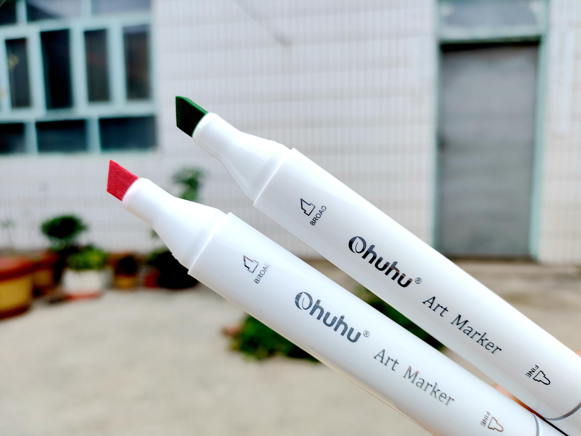 100多种颜色的软头马克笔,颜色全好用的软头马克笔