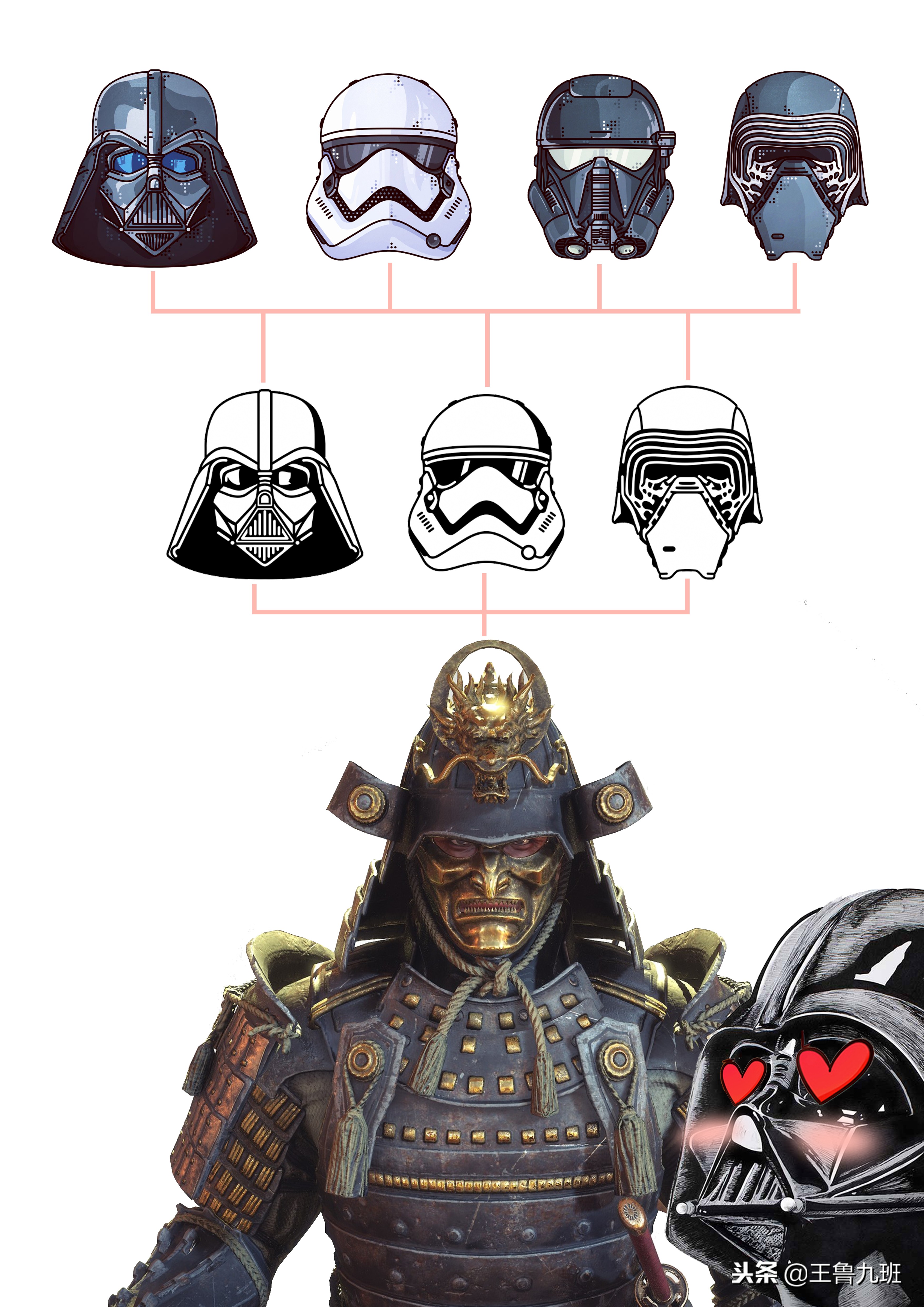 日本武士头盔图解,奇葩的日本武士头盔