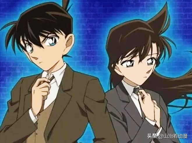 cos小兰黑色连体服,名侦探柯南神图新一小兰cos