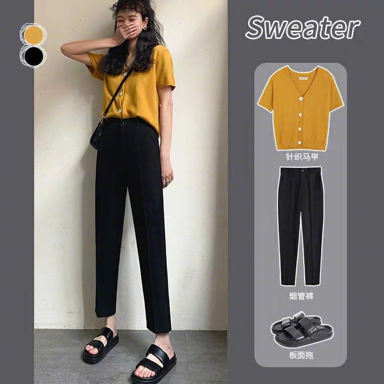 穿来穿去，还是“阔腿裤”最高级，9套显高显瘦搭配，夏天请照穿