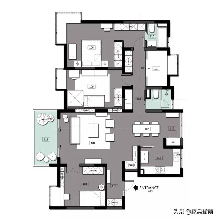 上海宝妈把145㎡四室打造成复古殿堂,成为家居行业的热搜榜