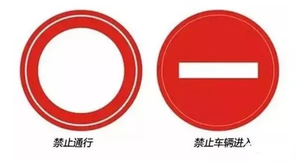 幼儿园认识常见的交通标志,几个容易混淆交通标志