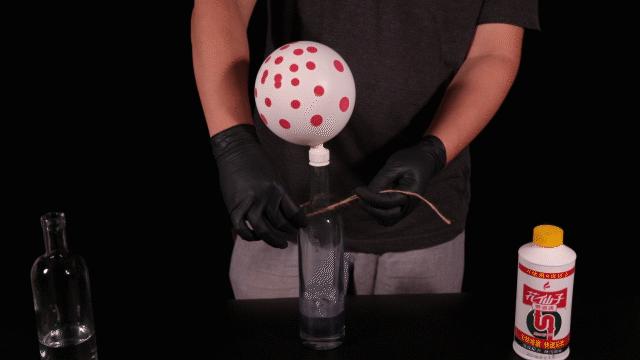 不用堵塞管道的药水怎么做氢气球,不用管道疏通剂制作氢气球