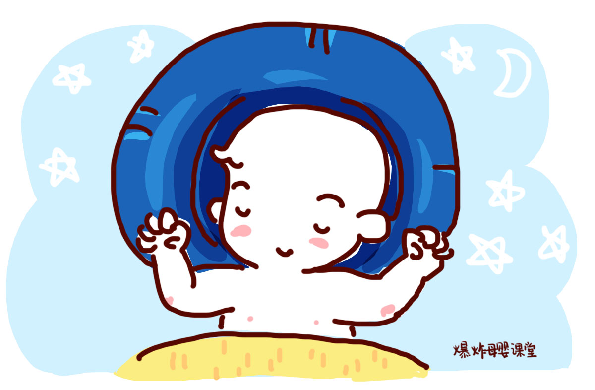 婴儿定型枕睡圆头0-1岁纠正头型,宝宝可以睡有高度的定型枕吗