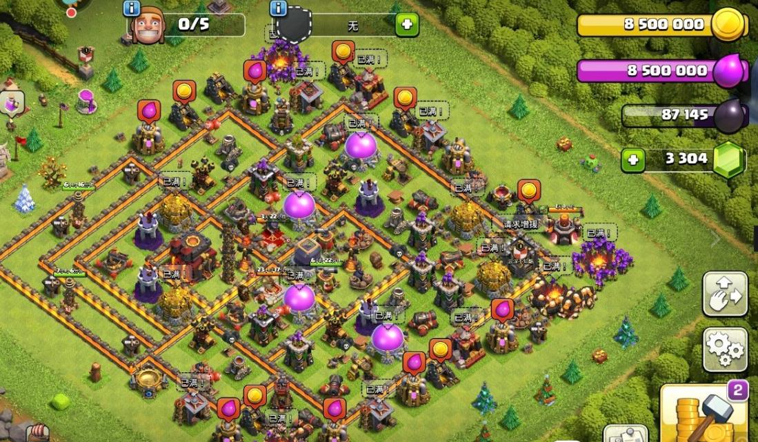 部落冲突10本无援兵无脑流,部落冲突十本没人敢打的阵型