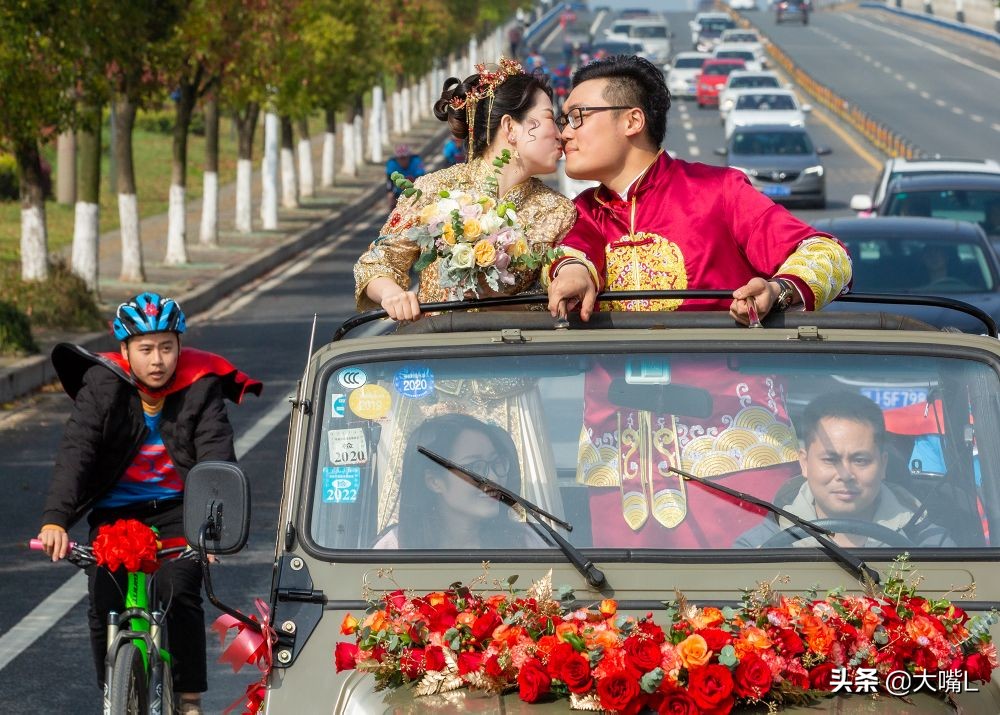 别样的创意婚礼：自行车婚礼，昨天九江这对新人火爆浔城！