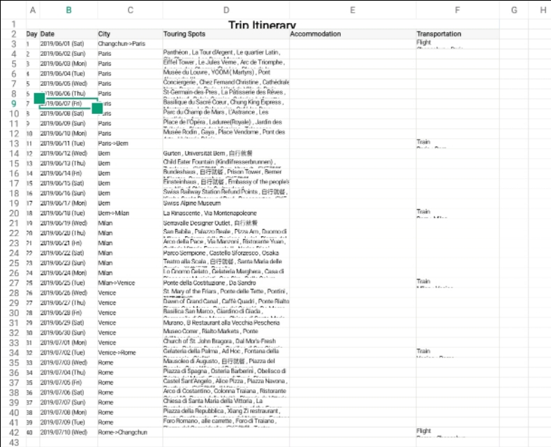 如何准备签证行程单,签证需要的行程单如何写
