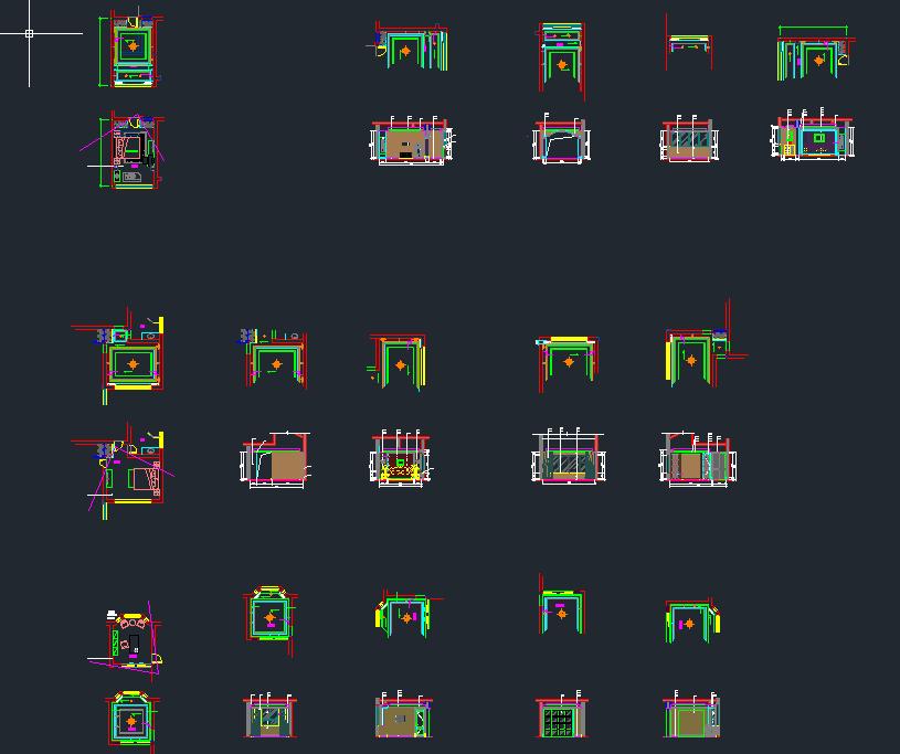室内设计全套cad图纸图片,室内装修设计图cad大全