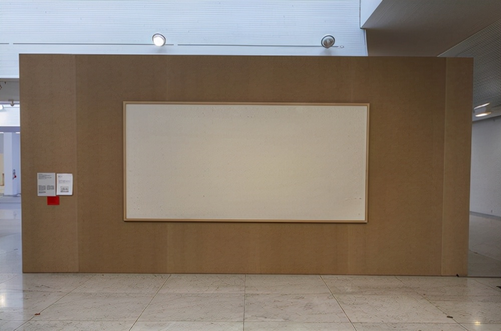 艺术家收巨款后交2幅空白画布,艺术家收巨款后交出2幅空白画布