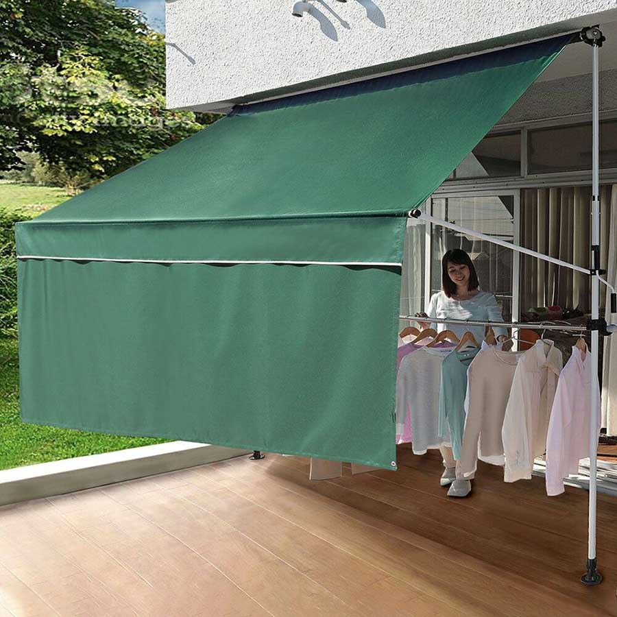 日式小型阳台晾衣,阳台晾衣就用它