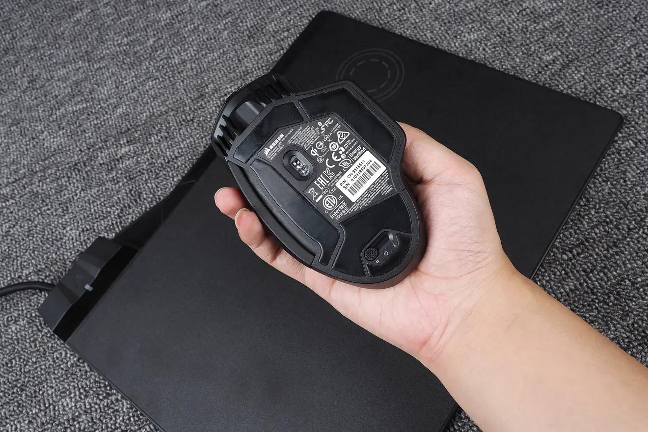 美商海盗船铁手无线鼠标测评,海盗船darkcoreprose灯失灵