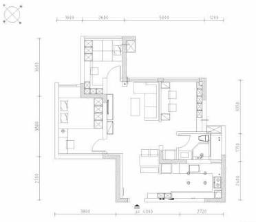 50-60平米小户型设计轻奢奶油风,能温暖人心的永远不是钱财和外貌
