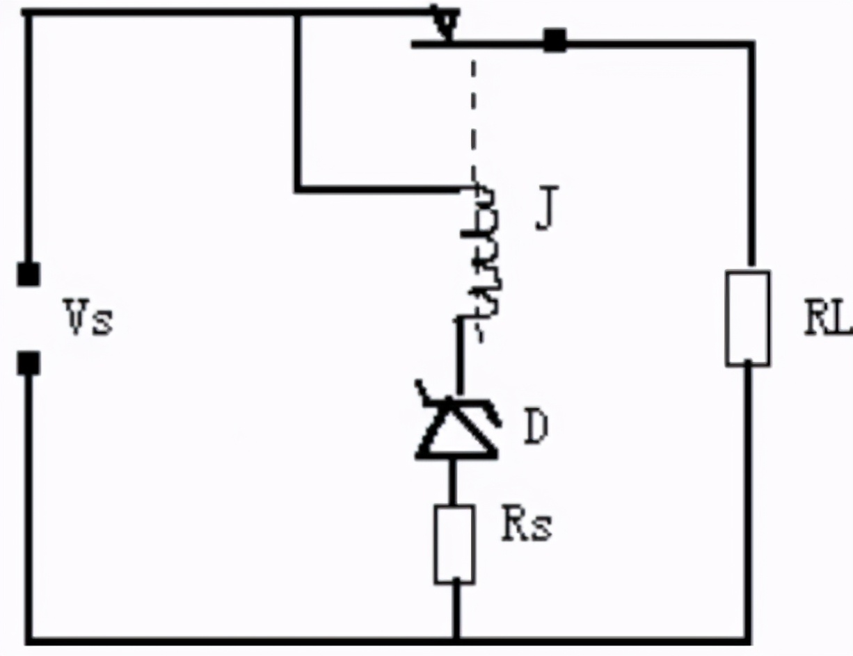 稳压二极管实物接法示意图,稳压二极管使用电路图