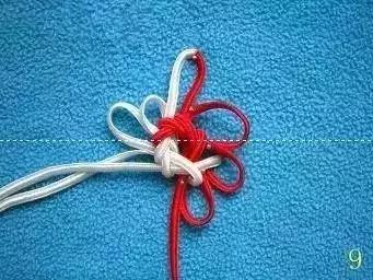 单绳串珠间隔打结方法教程,单绳串珠打结的方法