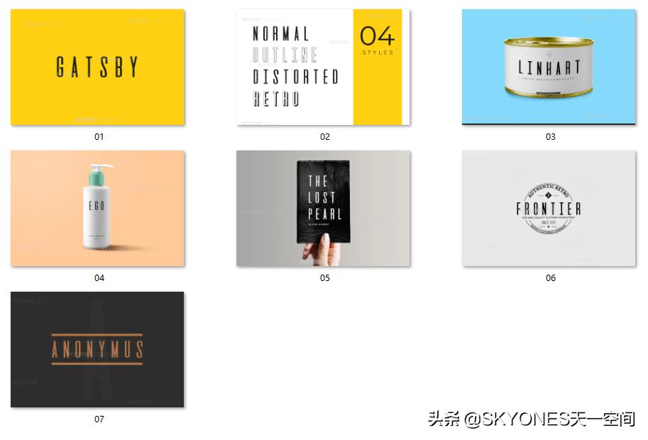 具有艺术感的英文字体推荐,独特的英文字体设计