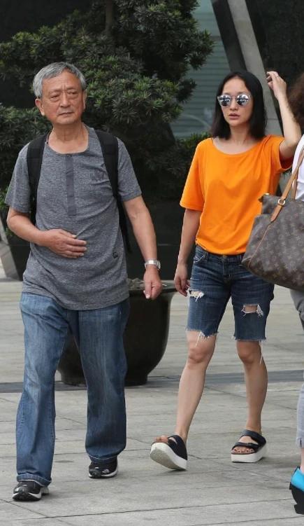 周迅穿黑条西装,周迅西装造型图片