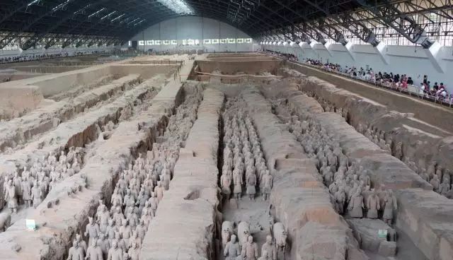 兵马俑出土的时候是彩色的,还原兵马俑的真实面貌