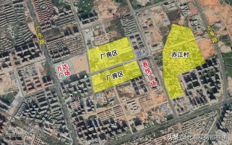 北海吾悦片区规划图,北海吾悦广场片区