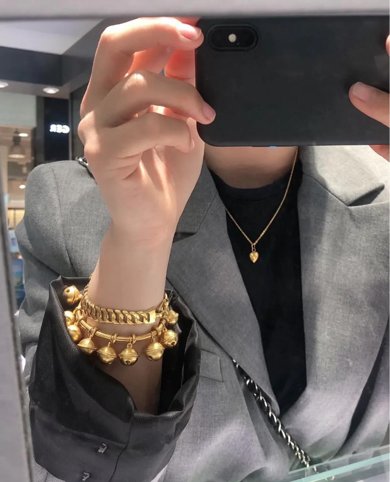 潮宏基hellokitty黄金手链,潮宏基金手链9999千足金