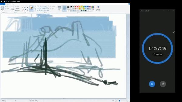 没有理由不画画！看大神用电脑自带工具搞创作