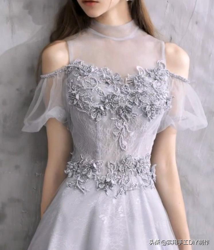 布艺拼接格子裙子,蕾丝拼贴连衣裙