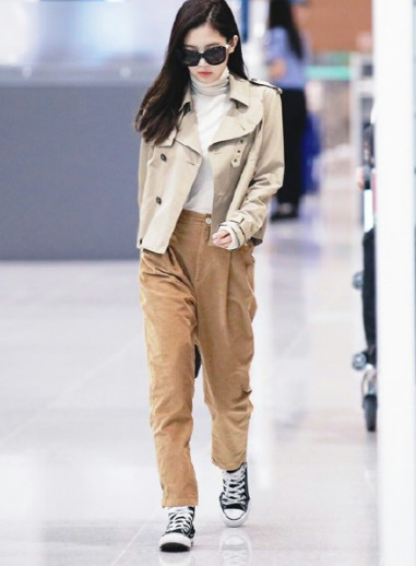 韩国衣品好的女明星jennie,jennie韩系穿搭