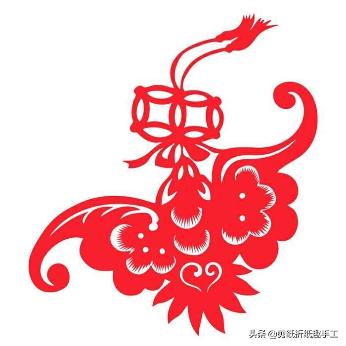 古钱币剪纸教程图解,剪纸吉祥教程