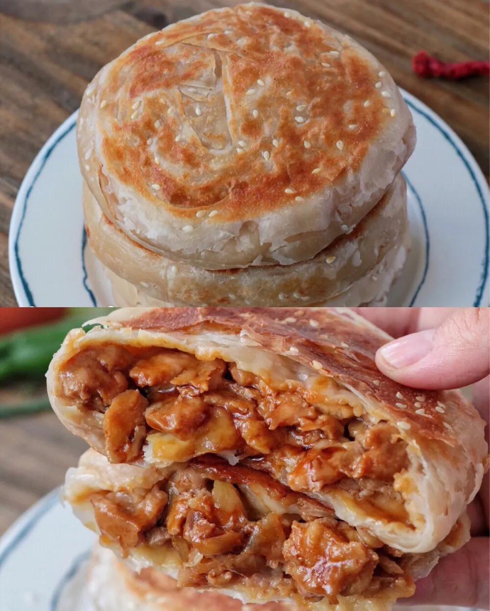 懒人手抓饼的做法,一定要试试这个手抓饼的懒人做法